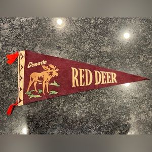 Vintage Pennant - Red Deer, Alberta, Canada